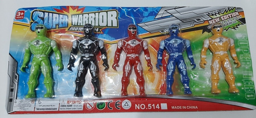 Muñecos Power Rangers Simil X 5 Oferta!!! En Belgrano 