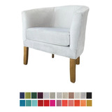 Sillon Matero Shey Tapizado Pana Living Moderno Comodidad