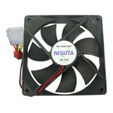 Cooler Ventilador Nisuta 120mm Gabinete 4 Pines Compujav