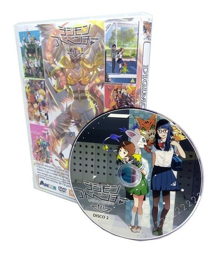 Box Dvd Anime Digimon 5 Savers Dublado + Digimon Tri