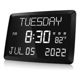 Reloj Digital Raynic, Pantalla Grande De Pared Digital De 11