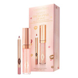 Charlotte Tilbury Mini Glossy Pink Lip Gloss + Lip Liner Set Color Fresh Pink