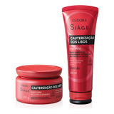  Kit Siàge Cauterização Lisos Shampoo 250ml + Máscara 250g