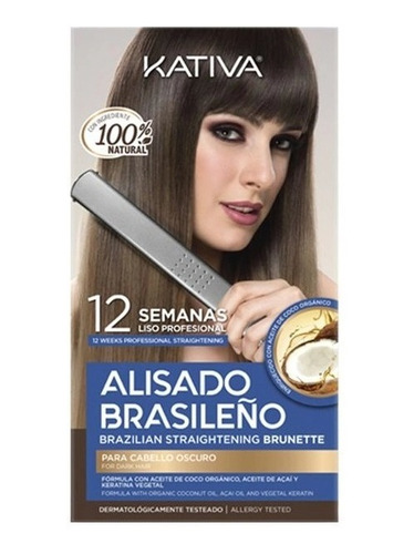 Alisado Brasileño Kativa Cabello Oscuro 150ml Dark Hair