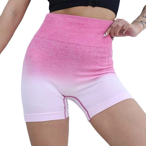 Shorts Degrade Push Up Deportivos Para Mujer 