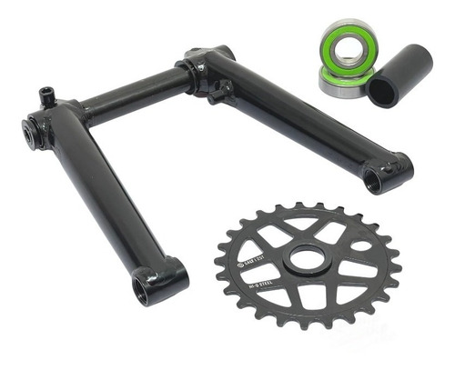 Palancas Bmx Salt Rookie 3pc C/bb Mid C/cor 25t 165mm Negro