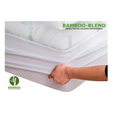 Cubierta Bamboo Queen Size Forro Cubrecolchon Impermeable