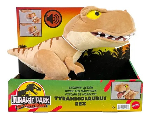 Jurassic World Peluche Tyrannosaurus Rex Park 30 Aniversario Color Café