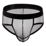 Bonniful Calzon Brief Hombre De Malla Transparente Lenceria