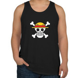  Camiseta Regata Masculina One Piece Anime Mangá