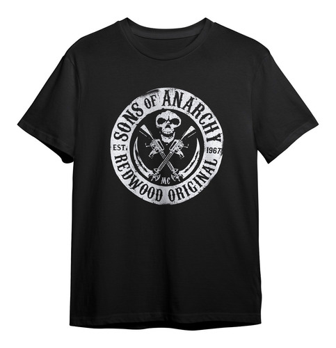 Camiseta Sons Of Anarchy Redwood Camisa Geek Séries Blusa