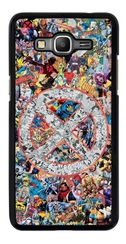 Funda Para Samsung Galaxy Xmen Marvel Logo Tapiz Collage