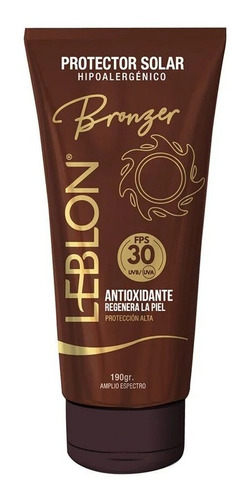 Protector Solar Bronceador Fps30  Hipoalergénico Leblon 190g