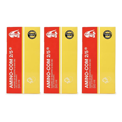 Amino-com 2/5 Suero 500 Ml *3 Piezas