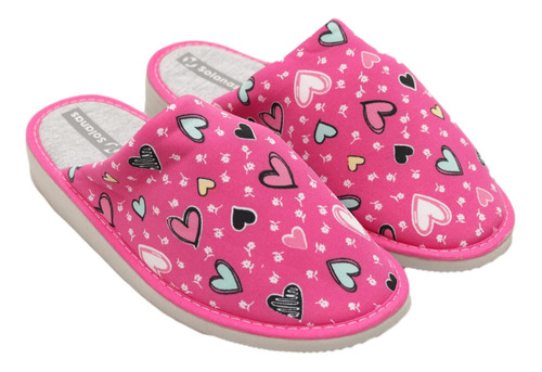 Pantuflas Mujer Solanas Algodon Suela Eva 36/41