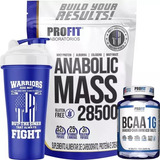 Combo Hipercalórico 3kg + Bcaa + Coqueteleira - Profit