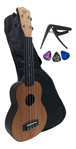 Kit Ukulele Soprano Winner Colors Series E Acessórios