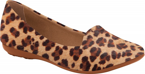 Sapatilha Bottero Camurça Loafer Animal Print 353306