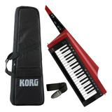 Teclado Keytar Sintetizador Korg Rk-100s-2 37 Red + Acess.