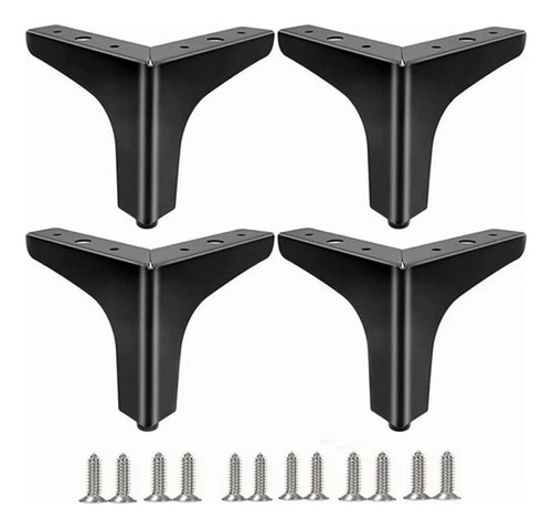 Patas De Muebles Elevadores De Cama Sofá Apilables 4 Pz 13cm