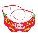  Kit10 Gargantilhas Feliz Natal Pet Cachorro Petshop Glitter 