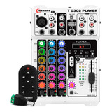 Mesa De Som 3 Canais Player Taramps T0302 Mixer  Multicolor