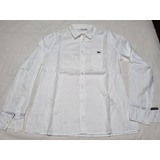 Camisa Blanca Marca Lacoste Talle 36