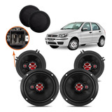 Kit Alto Falante Fiat Palio 1996 A 2018 240w Rms - Kf.038a