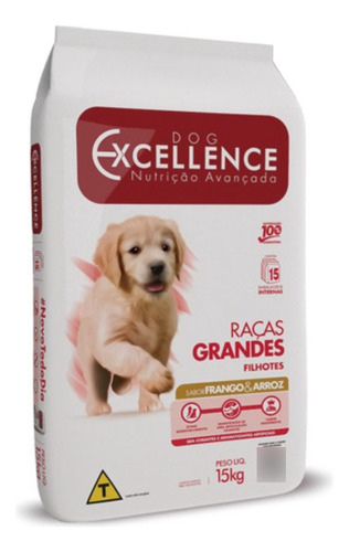 Ração Dog Excellence Filhote R.grande (frango) 15kg