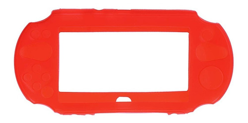 Funda Silicon Compatible Con Ps Vita 2000 Rojo