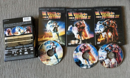 Box Dvd Trilogia De Volta Para O Futuro - Primeira Edição