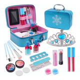 Kit De Maquillaje Para Niños Lavable Moda Conjunto 21 Pcs