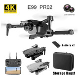 Mini Drone E99 Pro2 Professional 4k Câmera Dupla 2 Baterias