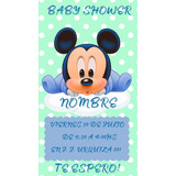 Tarjeta Invitación Baby Shower Virtual Personalizada 