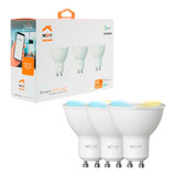 Lampara Nexxt Led Smart Gu10 Rgb Y Blanco 4w Wifi Pack X3