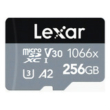 Tarjeta De Memoria Microsd Lexar C10 U3 V30 160 Mb/s 256 Gb