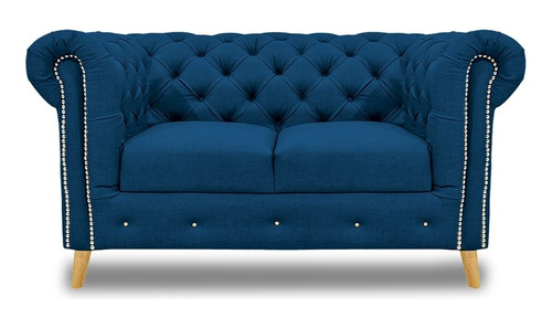 Sofa Chester En Antirrasguño Azul