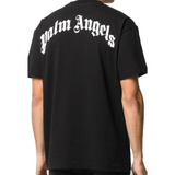 Remera Negra Oversize - Palm Angels - Algodon Premium Moda