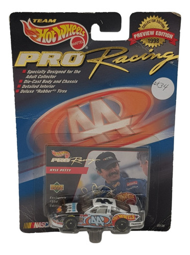 Carrito Hot Wheels Pro Racing Kyle Petty Nascar 1997