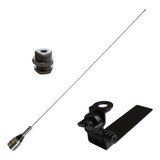 Antena Enfeite Caminhonete Camioneta Suporte + Parafuso Uhf