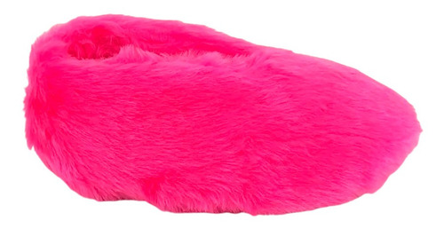 Pantufa Infantil Menina Rosa Chiclete Com Pelo  Cód 121