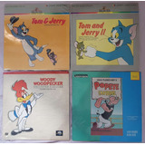 Lote Laser Disc Tom E Jerry, Pica-pau, Popeye... - 6 Discos