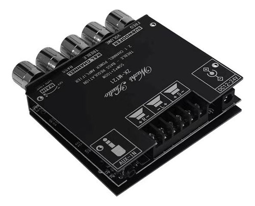 Xx Módulo Amplificador Potente Para Mt21 2.1 Ch Bt Aux, C