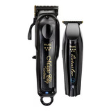 Wahl Cordless Barber Combo Magic Clip Detailer Black