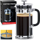 Coffee Press Cafetera De Prensa Francesa Con 2 Pantallas Adi