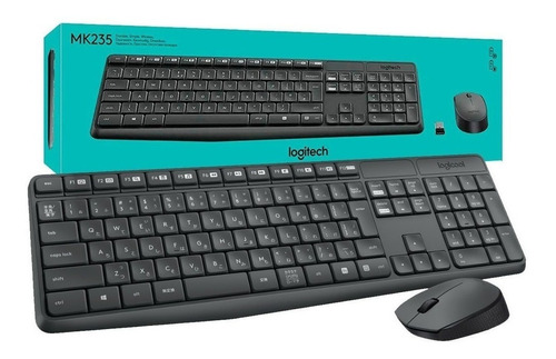 Logitech Mk235, Combo Inalámbrico Teclado Multimedia Y Mouse