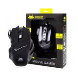 Mouse Knup Gamer Kp-v4 Ajuste Dpi Rgb Led Cabo Nylon 7 Botões Usb