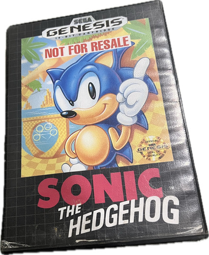 Sega Genesis Sonic The Hedgehog (not For Resale)