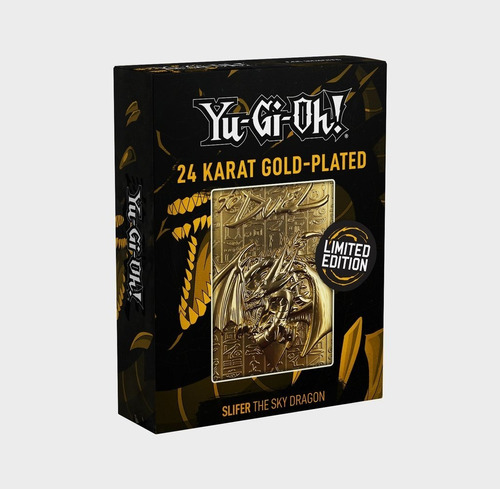 Yu-gi-oh! 3x Gold Metal Cards Dioses Egipcios