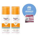 Eucerin Solar Gel Creme Oil Control 50+ Toque Seco Combo X 2